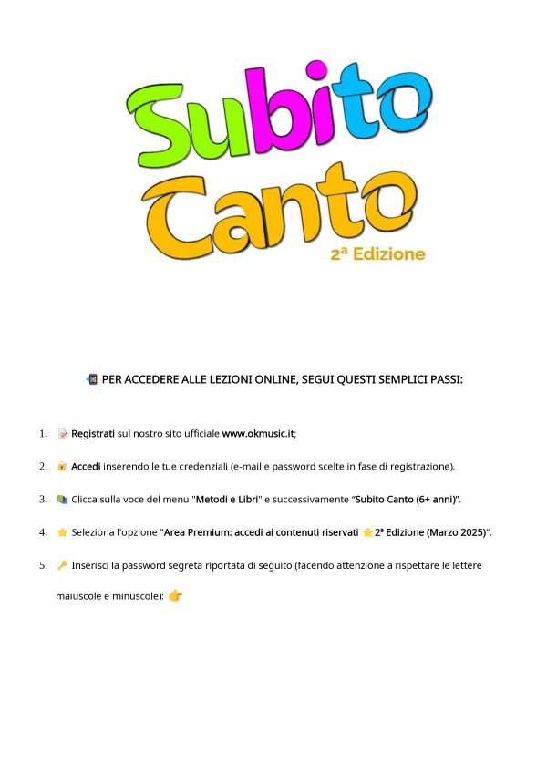 Subito Canto (6-14 anni): Manuale Pratico e Attività di Canto per la Scuola - immagine 4