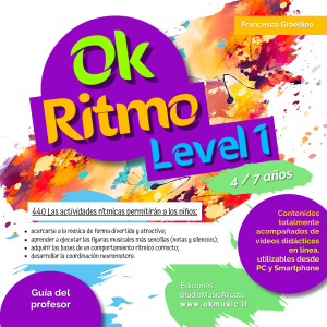OK Ritmo Level 1 - Contraseña de acceso a las actividades digitales (sin texto)