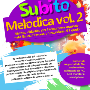 Copertina libro Subito Melodica vol.2