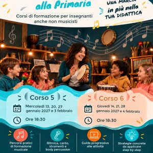Corso di formazione SubitoMusica alla Primaria - Corso 5 a.s. 26/27 (inclusa una copia del libro SubitoMusica)