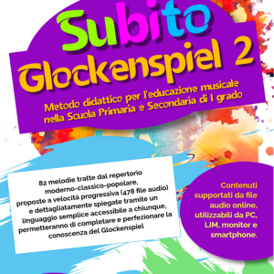🏷️ Subito Glockenspiel Vol. 2: Metodo Avanzato per Ragazzi con Spartiti e Basi Musicali Online