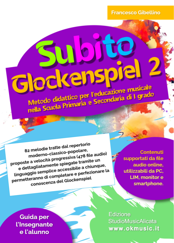 🏷️ Subito Glockenspiel Vol. 2: Metodo Avanzato per Ragazzi con Spartiti e Basi Musicali Online
