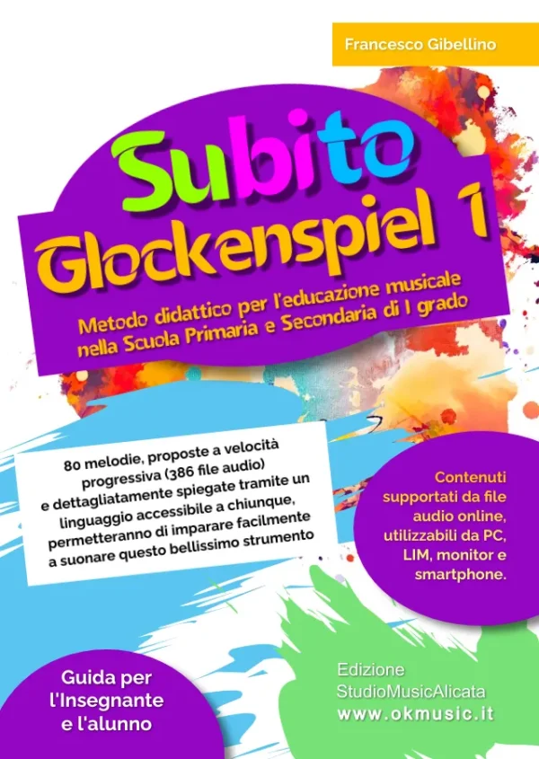 🏷️ Subito Glockenspiel Vol. 1: Metodo Facile per Bambini con Spartiti e Basi Musicali Online