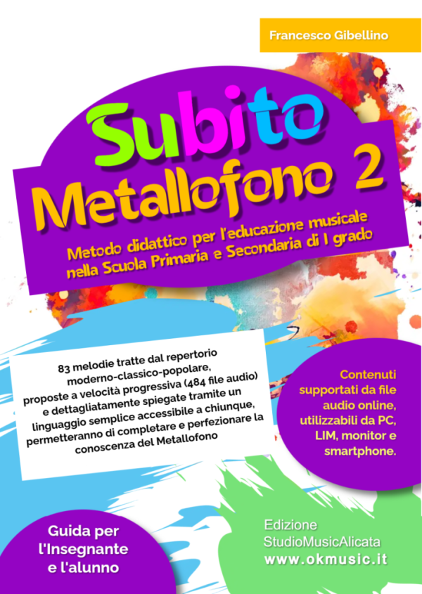 🏷️ Subito Metallofono Vol. 2: Metodo Avanzato per Ragazzi con Spartiti e Basi Musicali Online