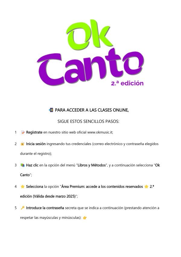 🎤 OK CANTO: 93+ Actividades Preparatorias de Educación Vocal - Imagen 4