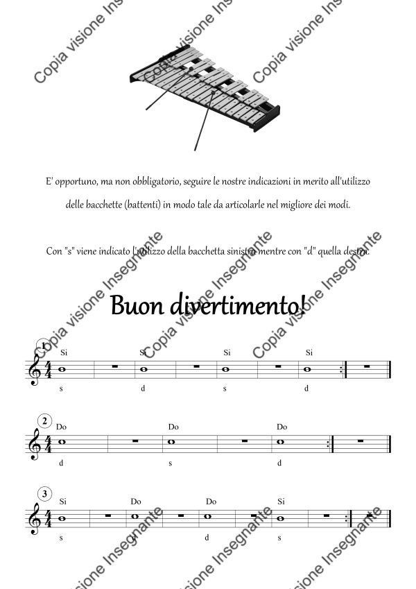 🏷️ Subito Glockenspiel Vol. 1: Metodo Facile per Bambini con Spartiti e Basi Musicali Online - immagine 6