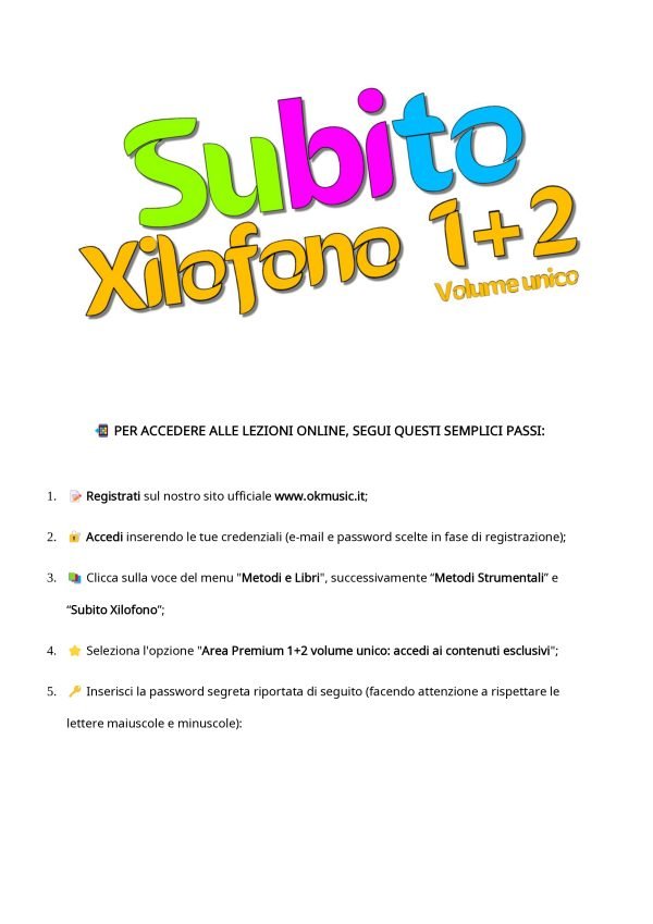 🏷️ Subito Xilofono 1+2 Volume Unico: Metodo Didattico per l'Educazione Musicale nella Scuola Primaria e Secondaria di I Grado - immagine 4